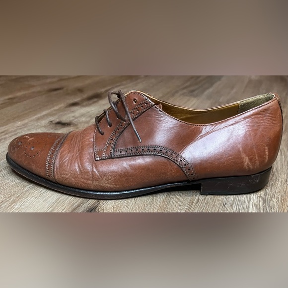 Bostonian Florentine Men’s Dress Shoes Leather Oxfords Cap Toe Size 8.5 - Picture 7 of 11